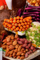 Vegetables at market