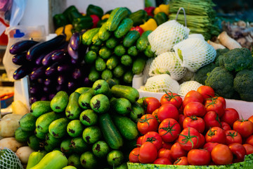 Vegetables at market