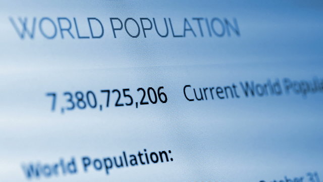 Counting world population 
