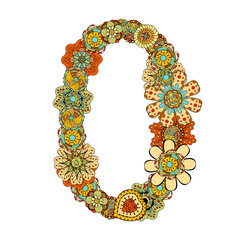 decorative number zero