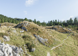 Fototapeta na wymiar Landscape of mountains in summertime, Europe