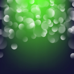 Abstract colored bokeh vector background
