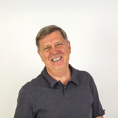 Obraz premium Handsome middle age man studio portrait