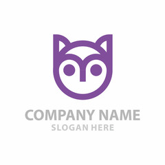 Sky cam bird owl logo icon