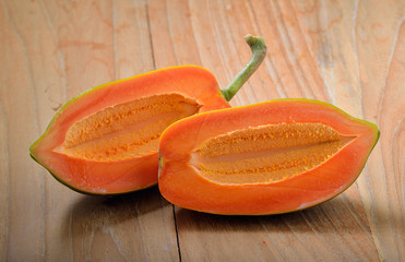 ripe papaya