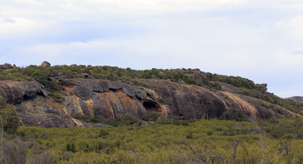Fototapeta na wymiar Eroded Rock Face at Cape le Grand