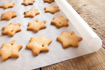 Homemade gingerbread cookies