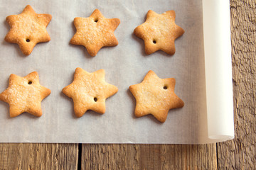Fototapeta na wymiar Homemade gingerbread cookies