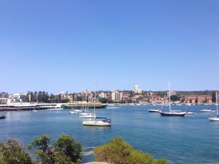 blue sky & boats