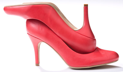 Chaussures rouges à talon