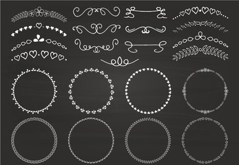 calligraphic design elements and patterns