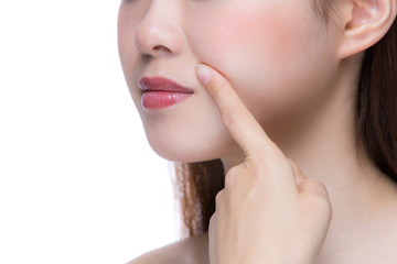 Obraz premium ほうれい線 ボディーパーツ