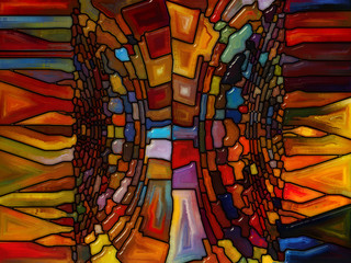 Numeric Stained Glass