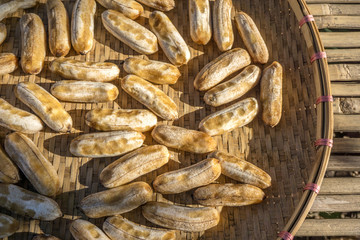 Sun dried banana