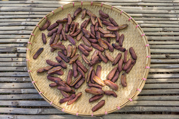 Sun dried banana