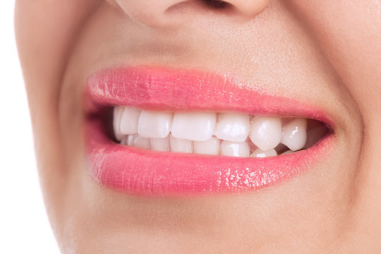 Smiling woman with perfect teeth