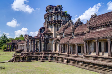 Outer gallery of the Angkor Wat  complex