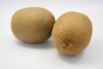 Kiwi fruit isolated on white background