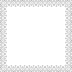 Floral Modern Vector Frame