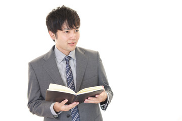 笑顔のビジネスマン