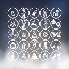 Christmas Icons Set