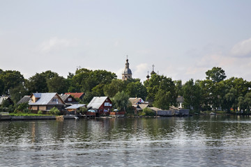 Panoramic view of Ostashkov. Russia