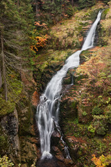 Kamienczyk Waterfall in Karkonosze Mountains