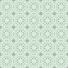 Vector floral background in trendy mono line style.