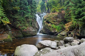  Szklarka Waterfall in Karkonosze Mountains © Artur Bogacki