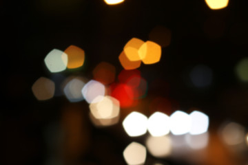 blurred colored highlights