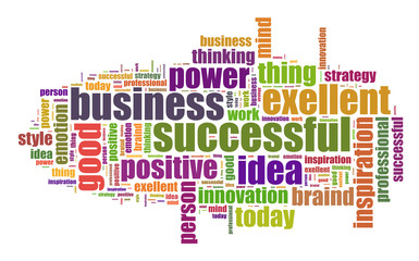 Successful business illustration concept