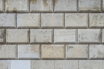 Bossage - old wall made of sandstones