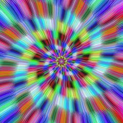 Abstract colorful vibrant spiral design background
