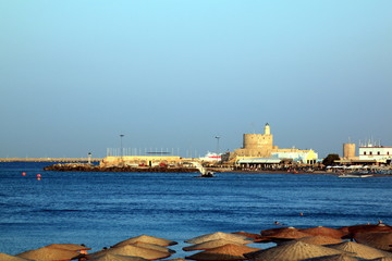 Obraz premium Hafen von Rhodos