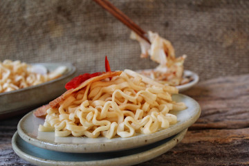 Noodle korean food
