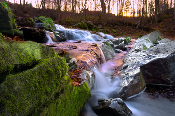 Autumn waterfall 