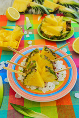 Pineapple - delights with pineapple