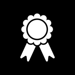 The award icon. Achievement symbol. Flat