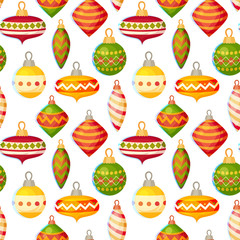 Cute christmas seamless pattern
