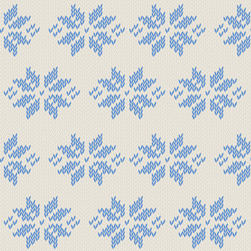 Winter knitted cards and templates
