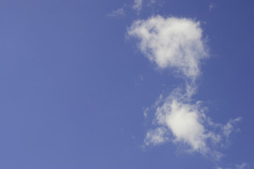 The blue sky and light cloud