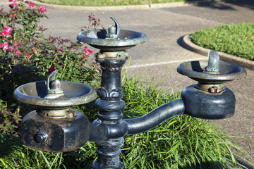 Water machine in the park