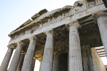 Obraz premium Greek pillars