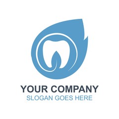 Dental Dentist Tooth Logo Icon Vector