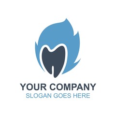 Dental Dentist Tooth Logo Icon Vector