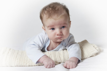 Fototapeta premium Portrait of adorable baby