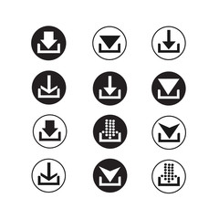 arrow sign icon set