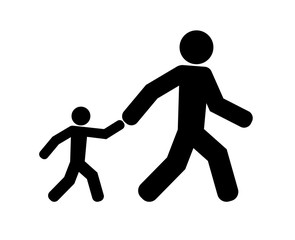 person man and child icon