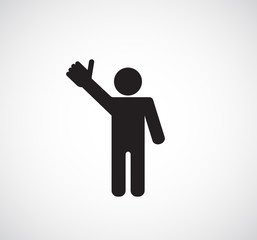 person thumb up icon