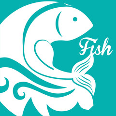 Fish figure design 